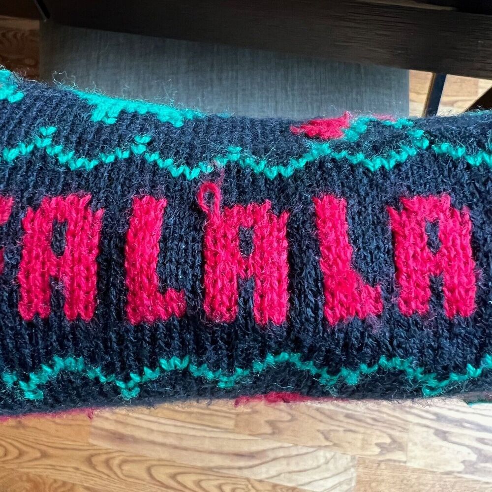 Ugly Christmas Sweater T-Rex Dinosaur With Boom Box Radio Kohl's Youth Medium M - Picture 2 of 11